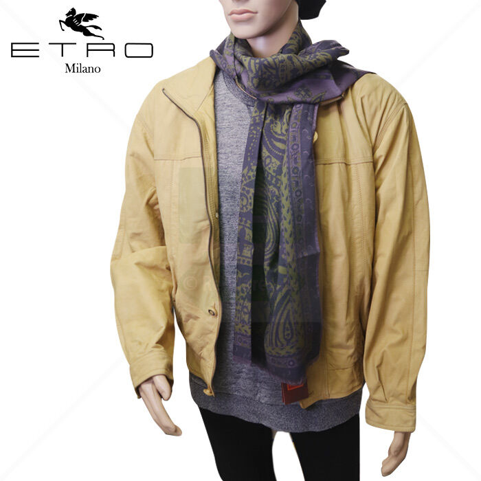 Schal Seide-Wolle ETRO Delhy 168 x 65 cm Schal Seide-Wolle ETRO Delhy 168 x 65 cm