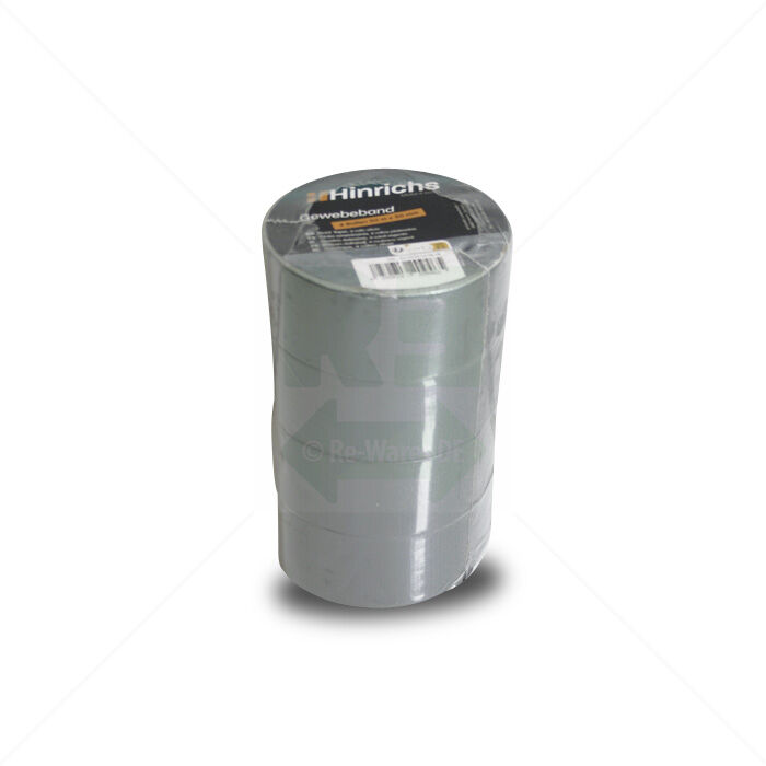 Gewebeband Hinrichs 4er-Set je 50m x 50 mm silber