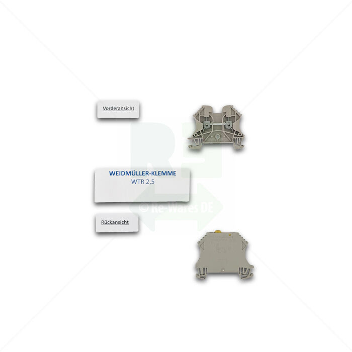 Klemme Weidmüller WTR 2,5 grau