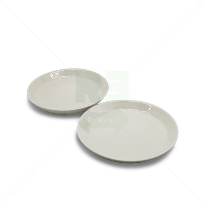 Dessertteller ono mao 2er Set Porzellan Durchmesser 21 cm creme