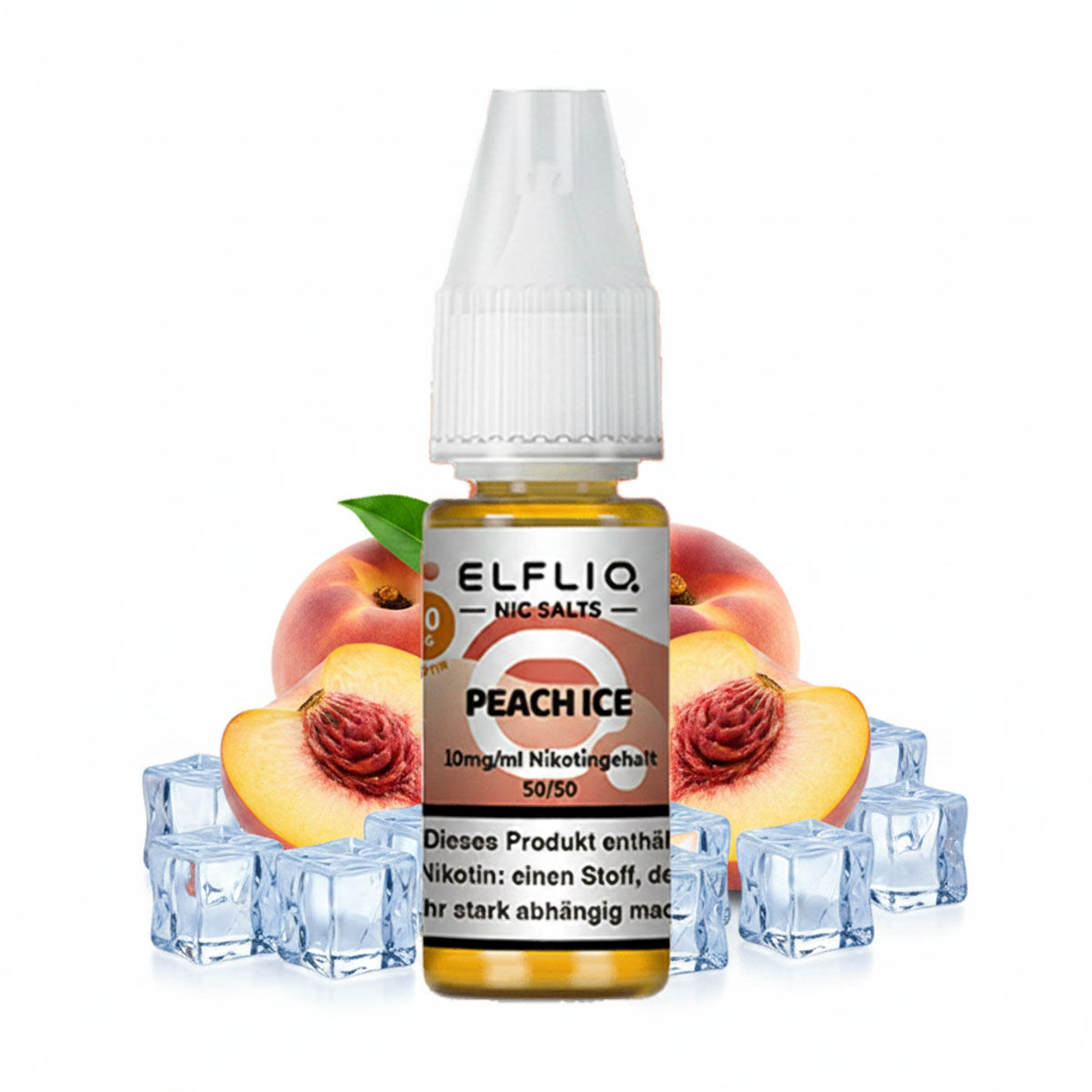 Liquid Nikotinsalz Peach Ice ELFLIQ 10ml 10mg/ml