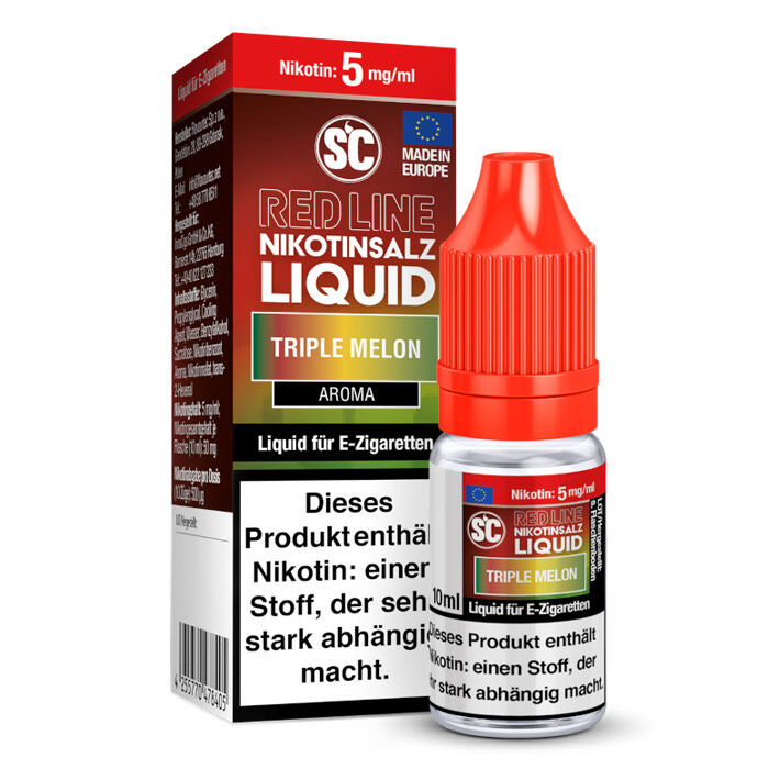 Liquid Nikotinsalz Red Line Triple Melon SC 10ml 05mg/ml (leicht)