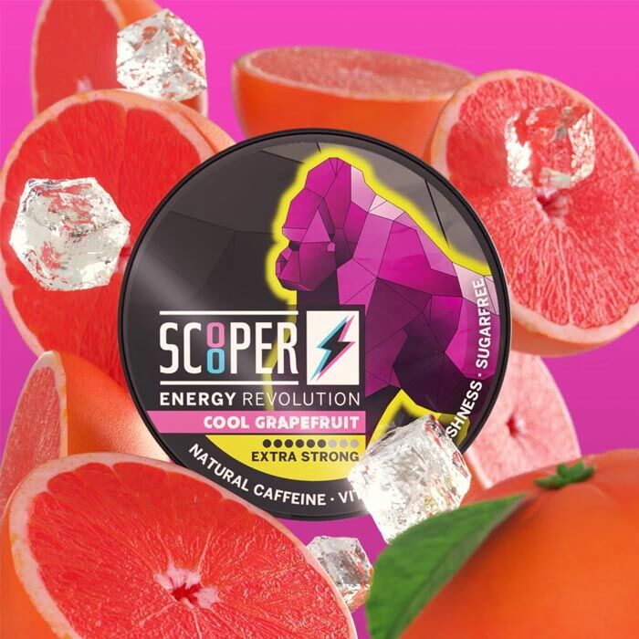 *MHD ABGELAUFEN* Energy Pouch Scooper Cool Grapefruit 80mg Koffein 7,2g