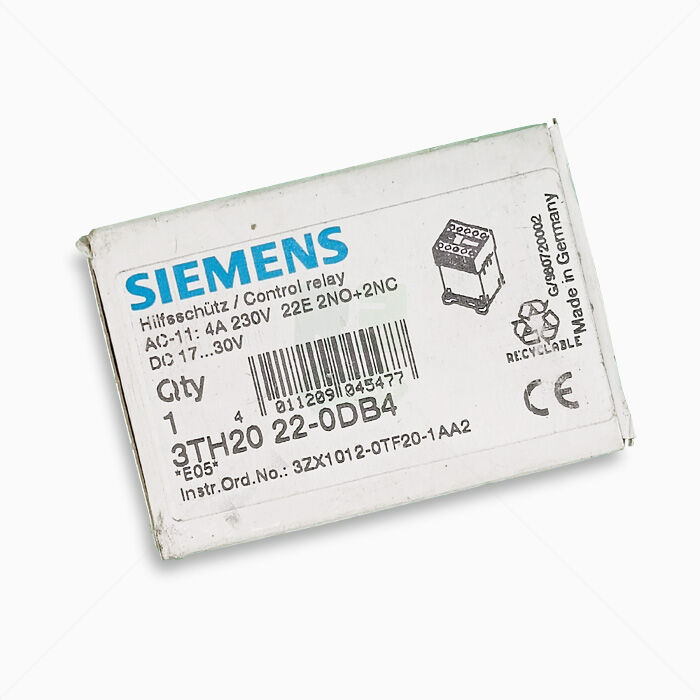 Hilfeschütz Siemens 3TH2022-0DB4 Control relay