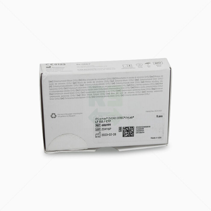 Zirkoniumoxidblock IPS e.max ZirCAD CAD/CAM Blöcke LT D2 C17