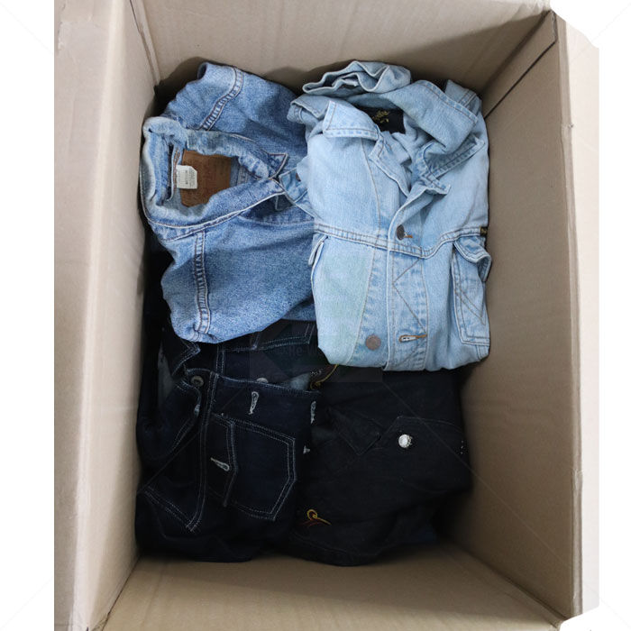 *A-WARE* Mischbox 15-tlg Marken Jeanswaren Damen Herren Teens Levis Wrangler etc.