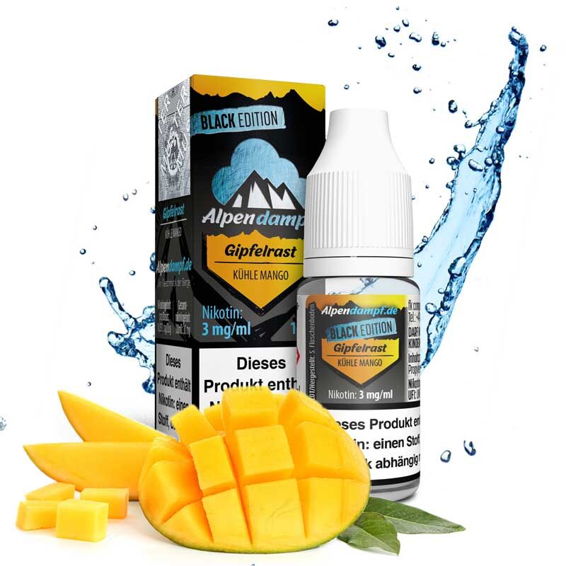 Liquid Black Edition Gipfelrast Alpendampf 10ml 03 mg/ml (leicht)