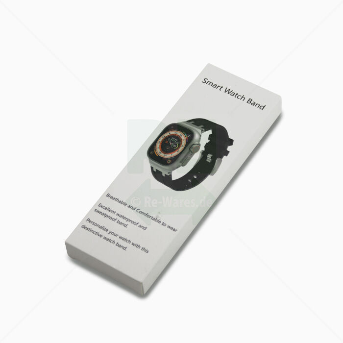 Smart Watch Armband Schwarz NewWays Silikon  iWatch Ultra 2/Ultra Series