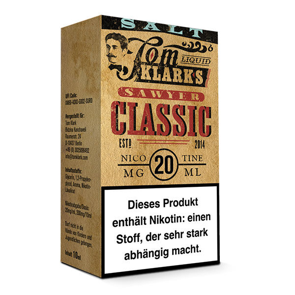 Liquid Nikotinsalz Classic Tom Klark's 10ml 20mg/ml