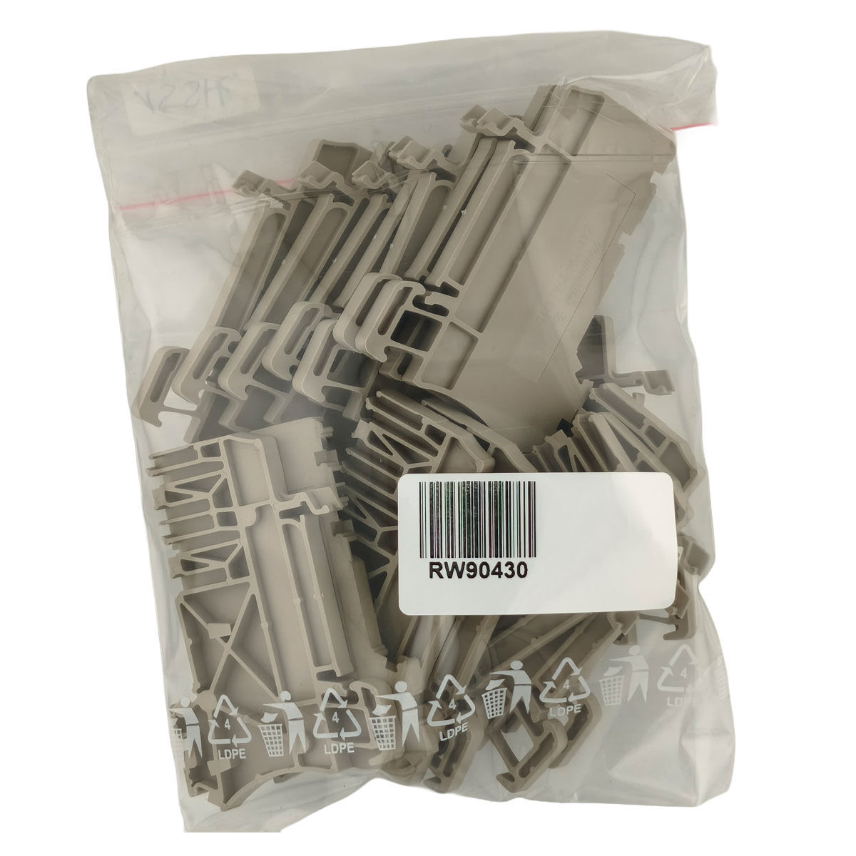Abschluss/Zwischenplatten Weidmüller ZAP/TW ZIA 1.5/3L Abschlussplatte, beige 15 Stück
