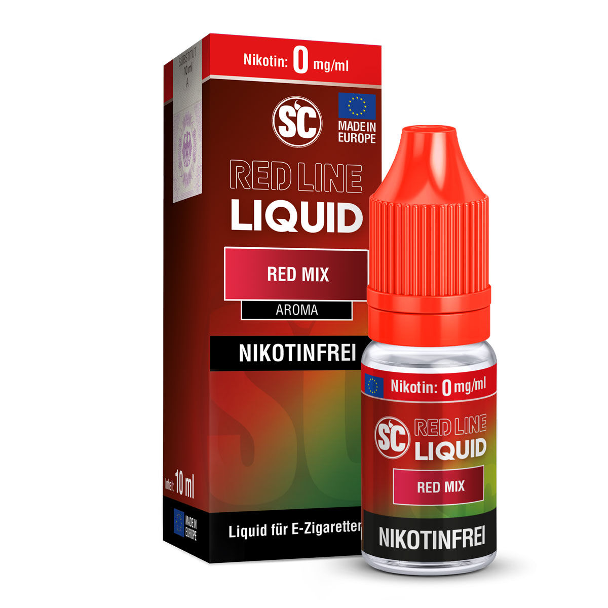 SC Red Line Red Mix Liquid 10 ml 0 mg/ml nikotinfrei