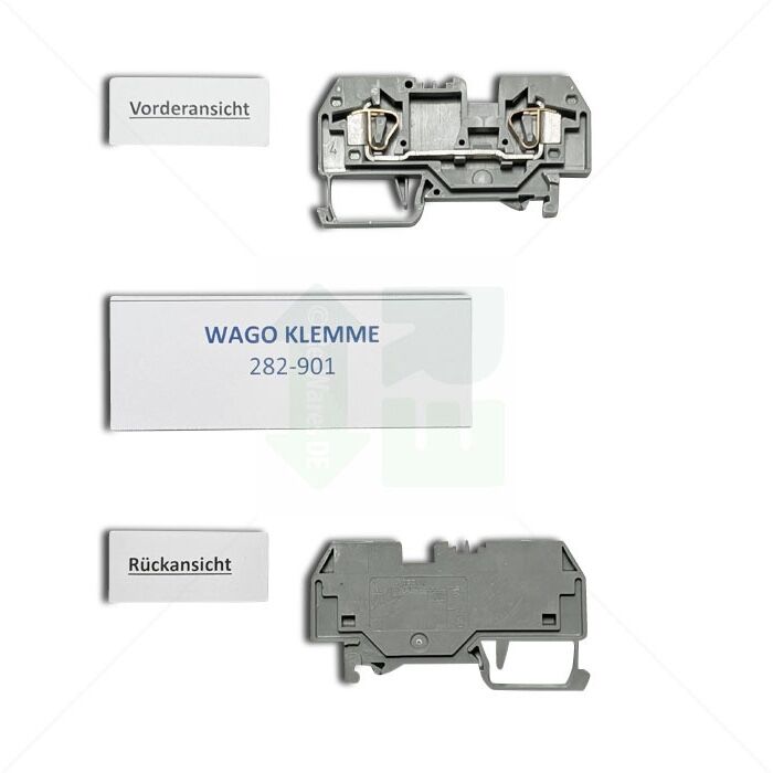 Klemme Wago 282-901 2-Leiter-Durchgangsklemme 6mm² grau