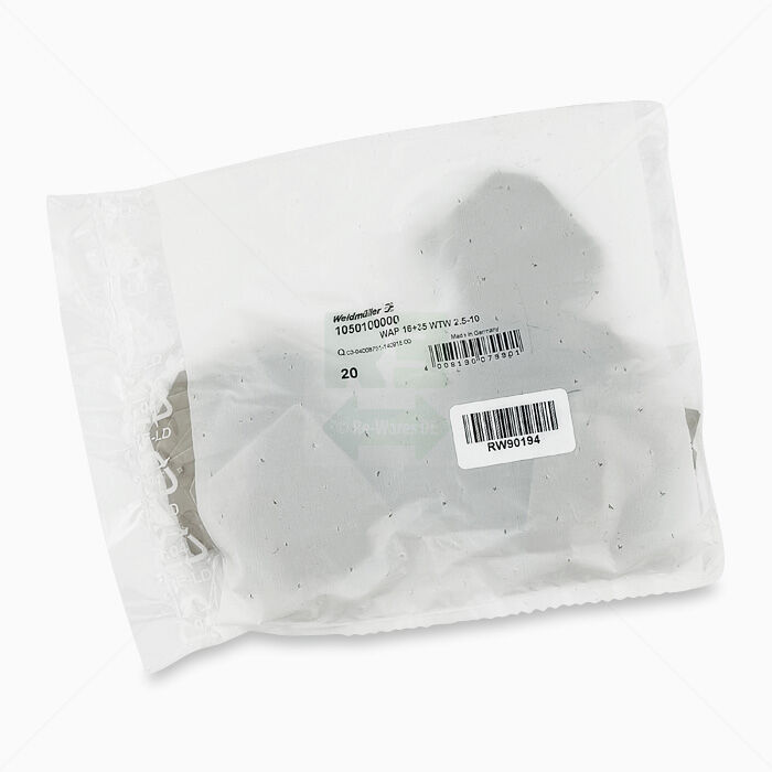 Abschlussplatte Weidmüller 1050100000 WAP 16/35 WTW 2.5-10, 20 Stück