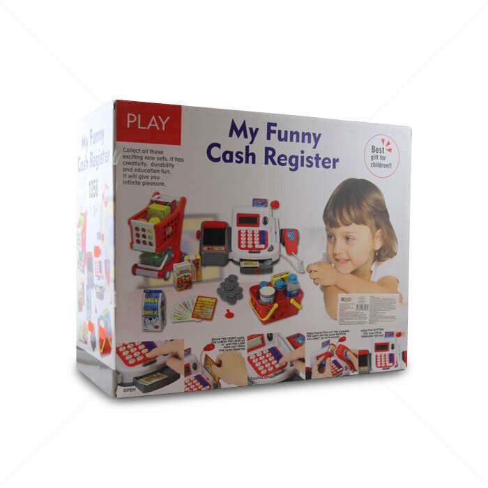 Registrierkasse Spielset LEAN TOYS My Funny Cash Register