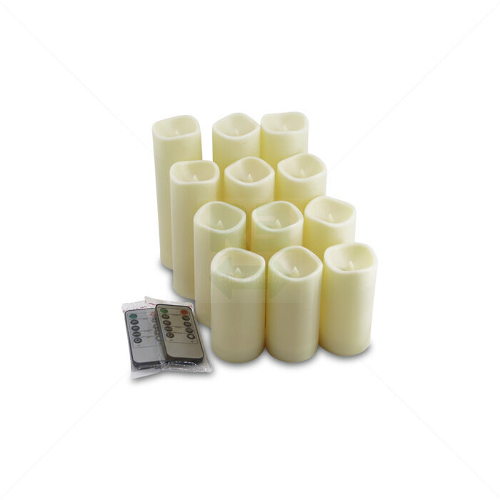 LED Kerzen Set 12Stk in 4 verschiedenen Größen