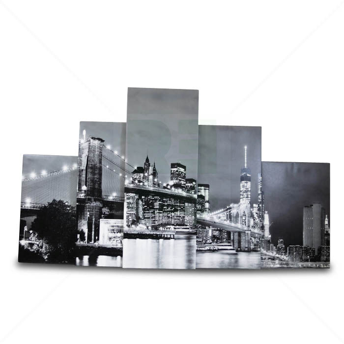 Wandbilderset 5 tlg murando XXL New York City 200x100cm  Wandbilderset 5 tlg murando XXL New York City 200x100cm