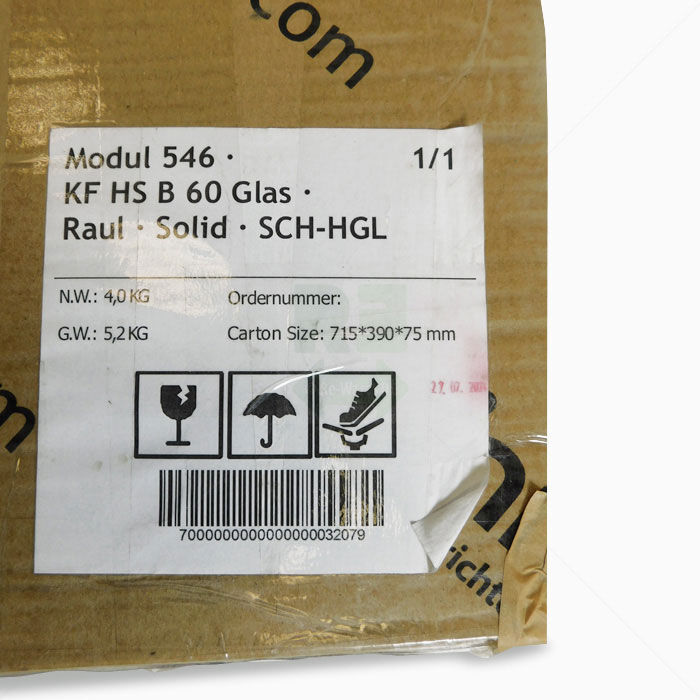 Modul 546 KF HS 60 Glas Raul Solid SCH-HGL
