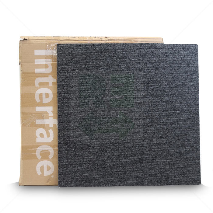 Teppichfliesen-Set Interface Employ Loop 50x50 cm, Anthrazit Teppichfliesen-Set Interface Employ Loop 50x50 cm, Anthrazit