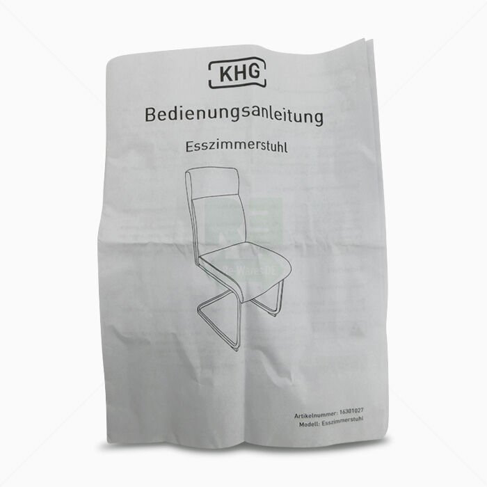 Freischwinger Esszimmerstuhl 3-er Set KHG Samt Hellgrau matt Schwarz